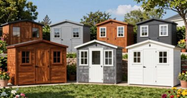 top garden shed kits