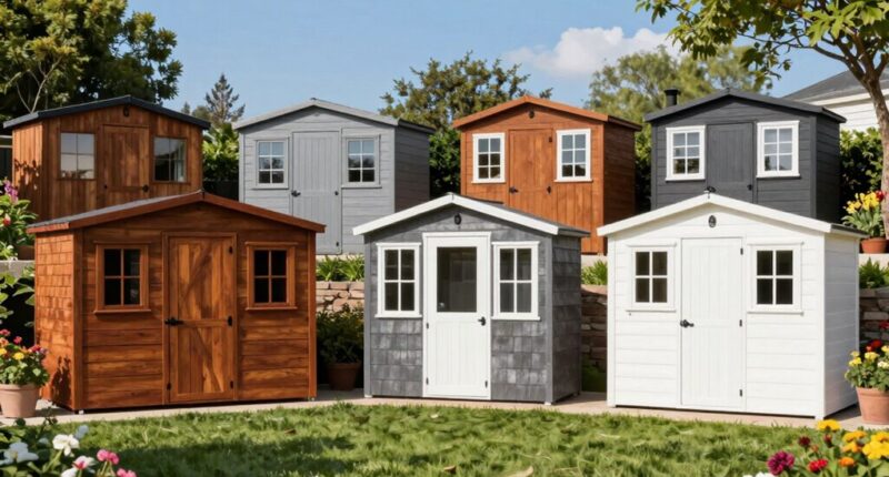 top garden shed kits