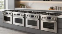 top gas ranges with air fryer