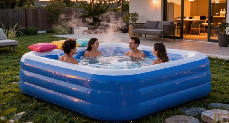 top inflatable hot tubs