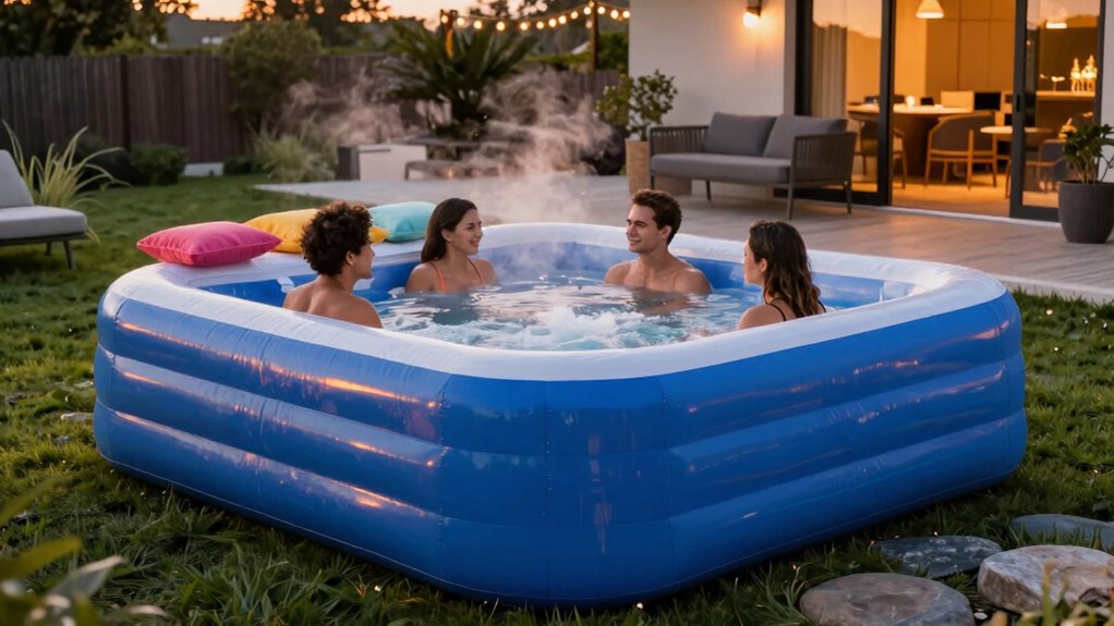 top inflatable hot tubs