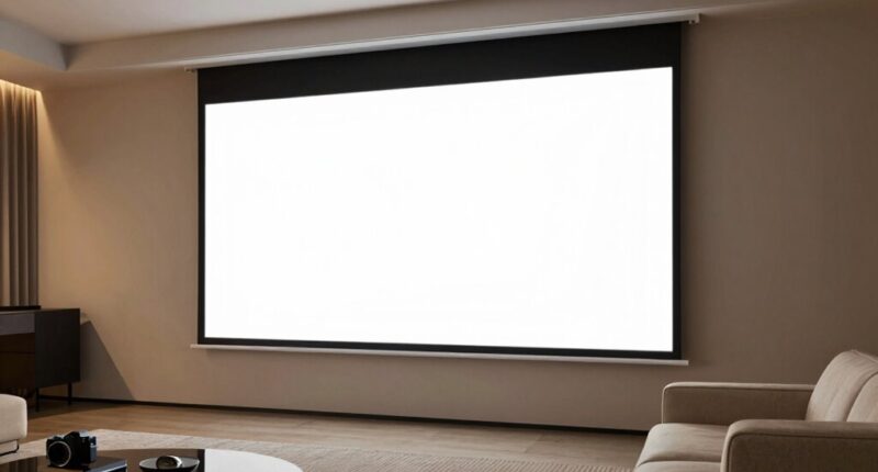 top motorized projector screens