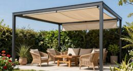 top pergolas with retractable canopies