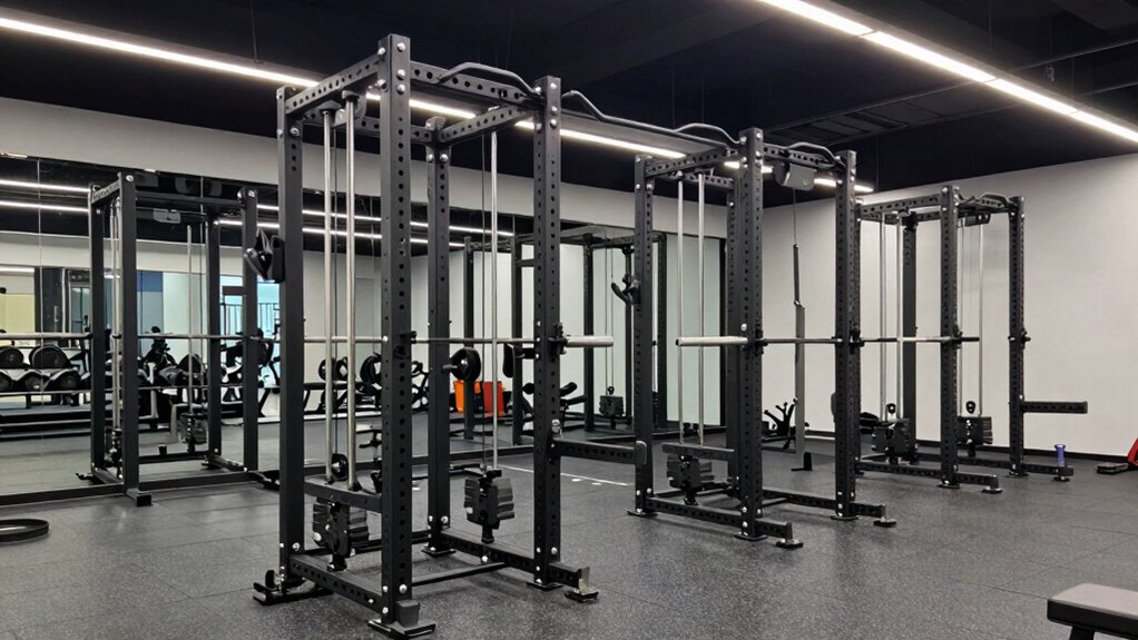 top power racks with cables