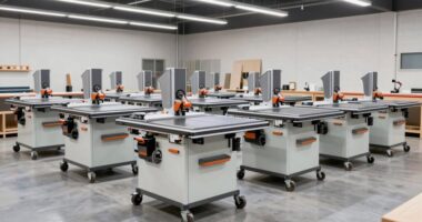 top rolling table saws