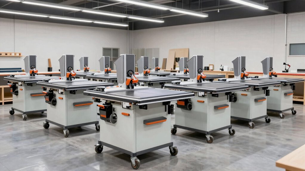 top rolling table saws