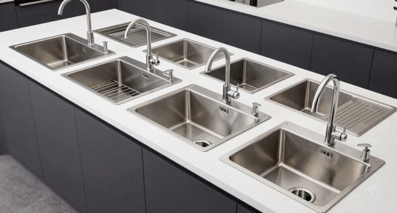 top workstation kitchen sinks