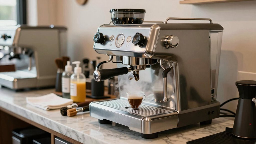 weekly espresso machine maintenance