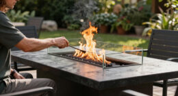 7 Best Rectangular Fire Pit Table With Glass Wind Guard in 2026