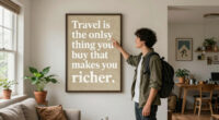9 Best Motivational Travel Quote Wall Art in 2026