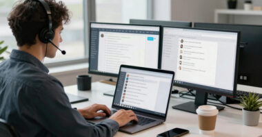 Customer service + BPO. The operational-scale displacement.