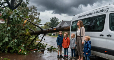 Schwere Gewitter In Hamburg: Baum Kracht Auf Familien-Van – Kinder Eingeschlossen - Mopo.de
