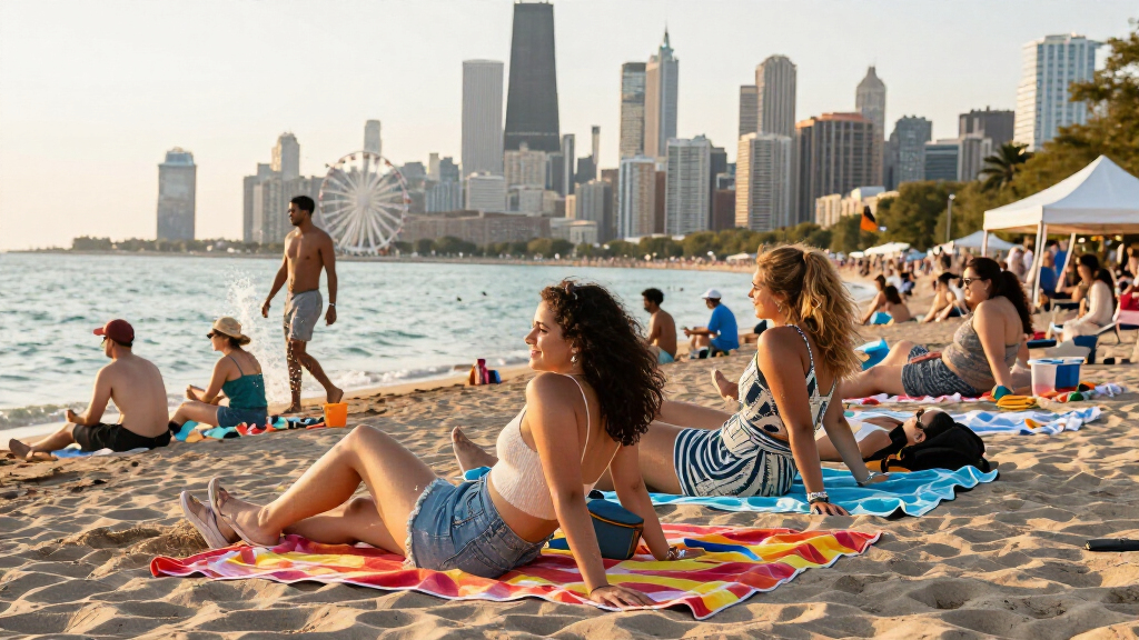 Chicago Labor Day Weekend Events: Chicagoans Enjoying Festivals, Final Beach Days For Unofficial End Of Summer - ABC7 Chicago
