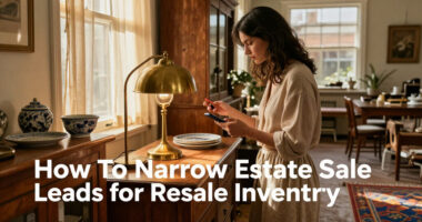 How To Narrow Estate Sale Leads For Resale Inventory