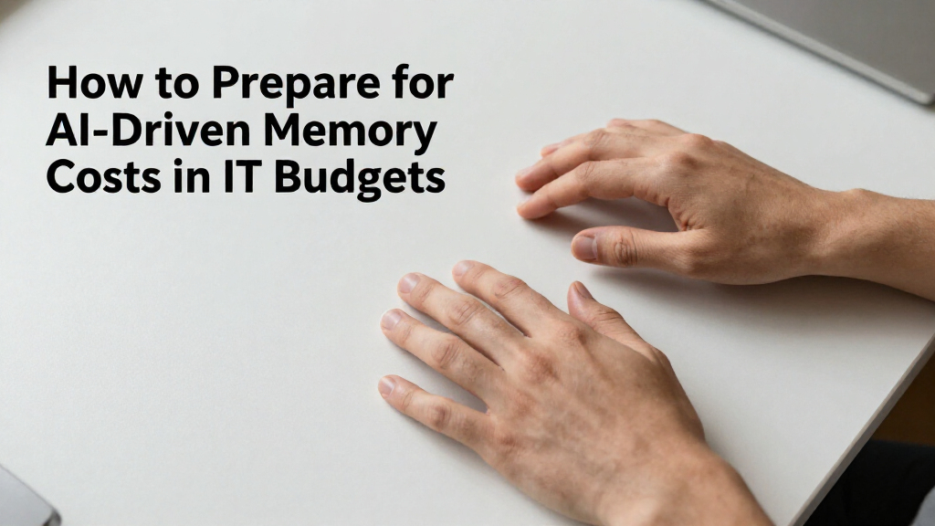 How To Prepare For AI-Driven Memory Costs In IT Budgets