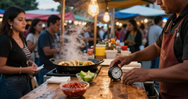 Why Put The Closing Scene On A Clock? “Nightmarket — Mercado De Medianoche”